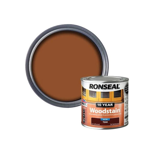 Ronseal 10 Year Woodstain Teak 250ml