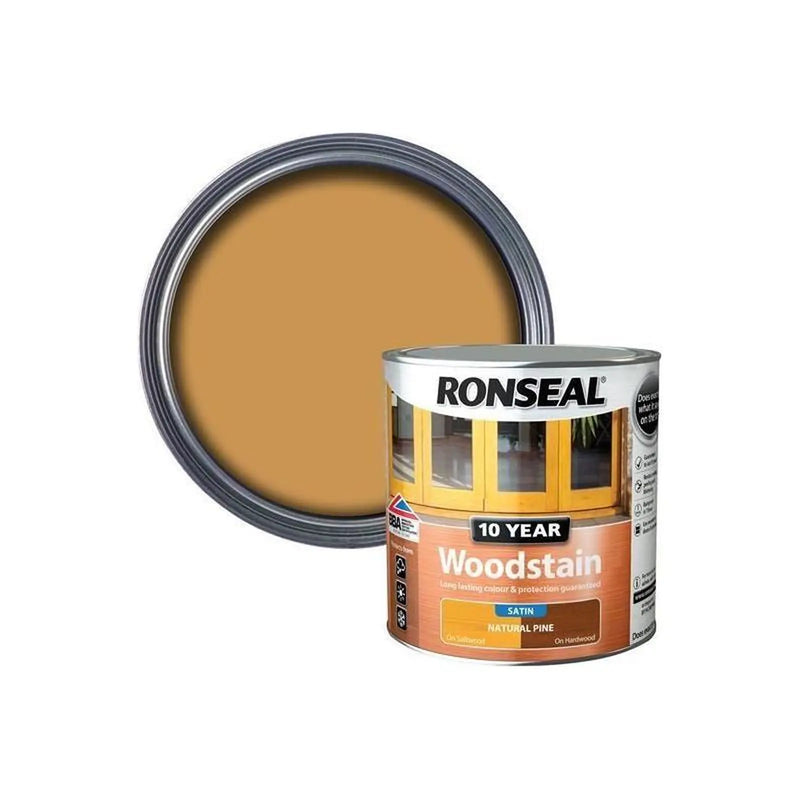 Ronseal 10 Year Woodstain Natural Pine 2.5 litre