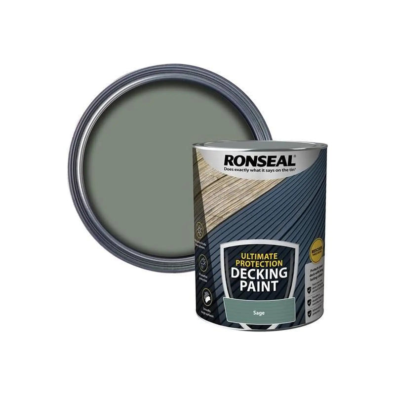 Ronseal Ultimate Protection Decking Paint Sage 5 litre