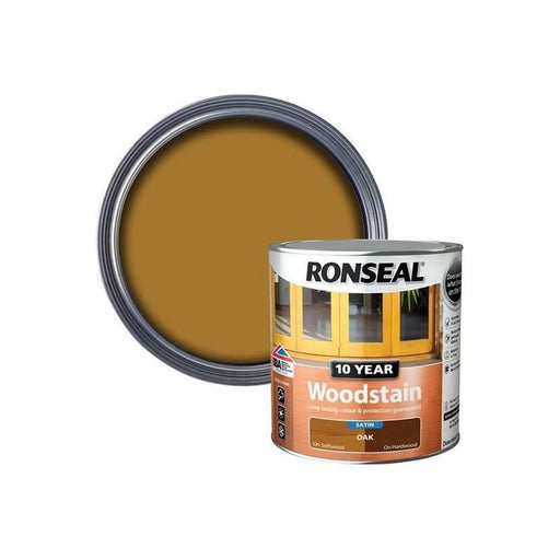 Ronseal 10 Year Woodstain Oak 750ml