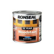 Ronseal 10 Year Woodstain Ebony 250ml