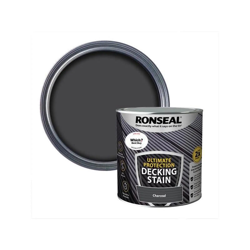 Ronseal Ultimate Protection Decking Stain Charcoal 2.5 litre