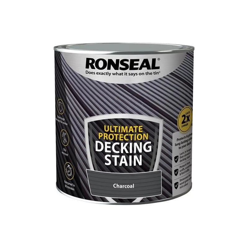 Ronseal Ultimate Protection Decking Stain Charcoal 2.5 litre