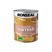 Ronseal Interior Varnish Quick Dry Matt Light Oak 750ml