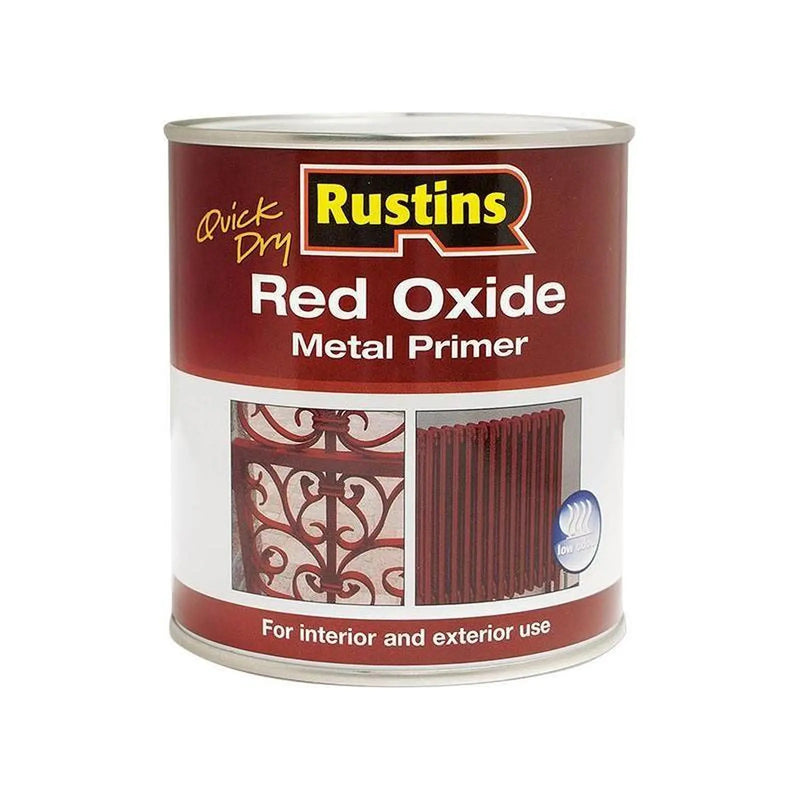 Rustins Quick Dry Red Oxide Metal Primer 2.5 litre
