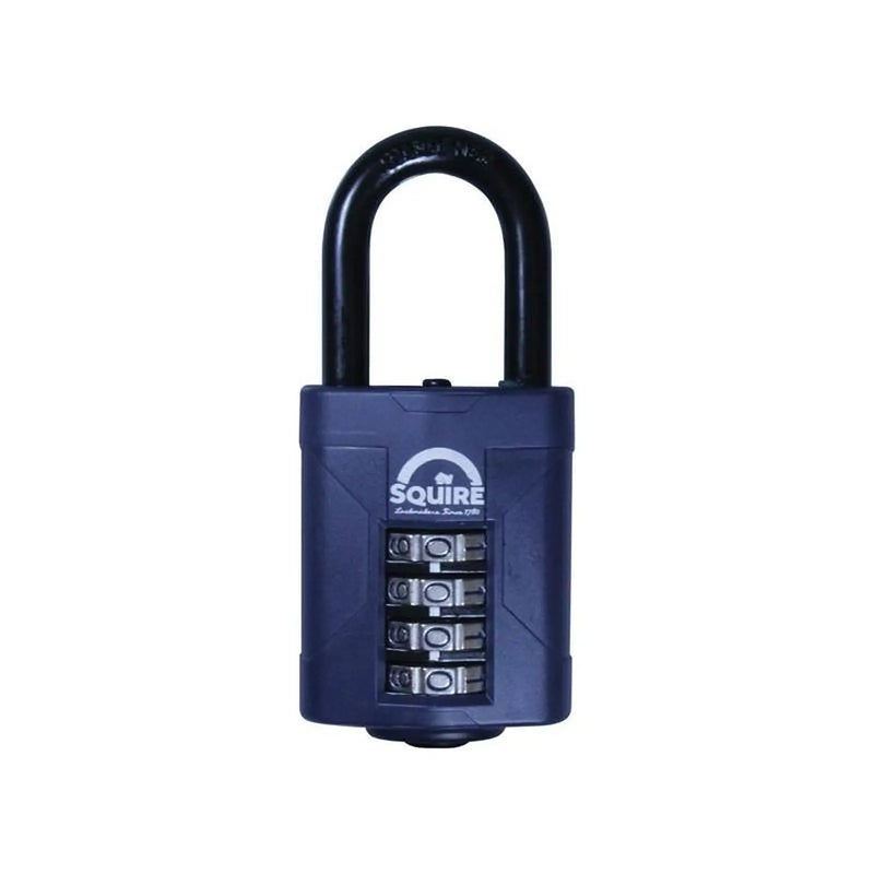 Squire CP50/1.5 Combination Padlock 4-Wheel 50mm Long Shackle 38mm Boxed