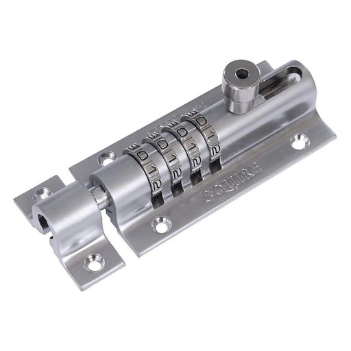 Squire CombiBolt 4 Re-Codable Locking Bolt Chrome 120mm