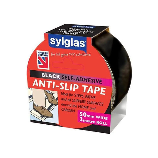 Sylglas Anti-Slip Tape 50mm x 3m Black