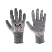 Scan PU Palm Cut D Gloves - XL (Size 10)