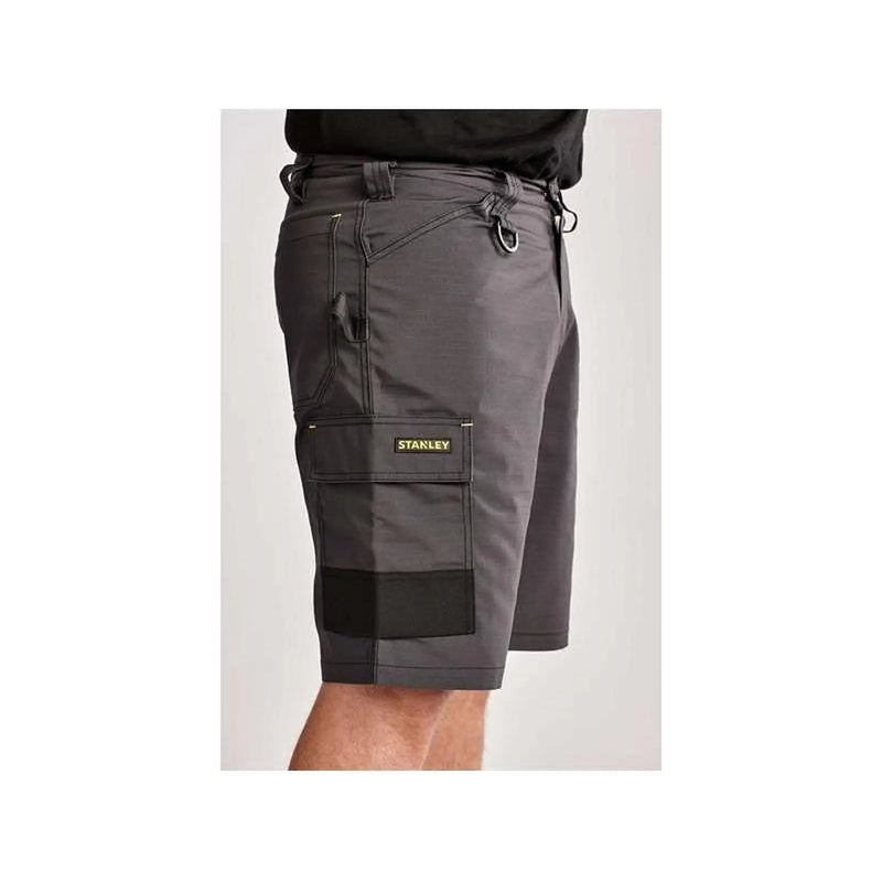 Stanley® Clothing Tucson Cargo Shorts Grey Rip-Stop Waist 36in
