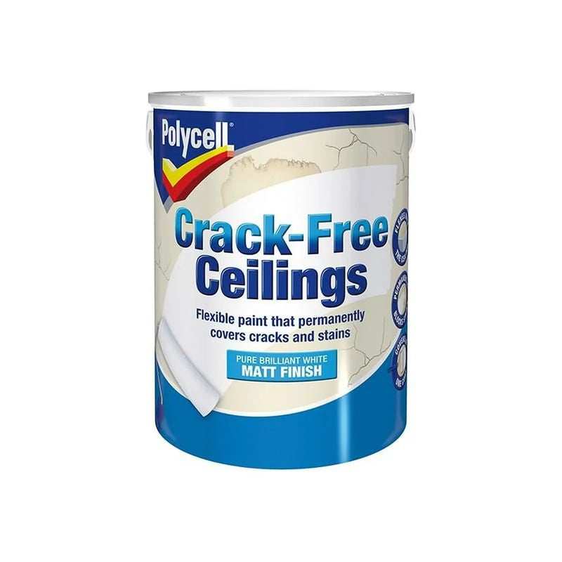 Polycell Crack-Free Ceilings Smooth Matt 5 litre