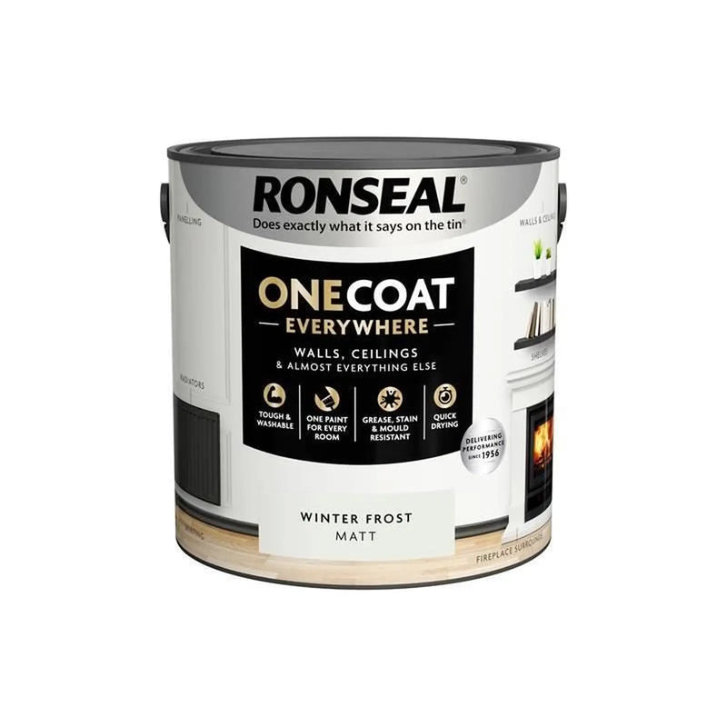 Ronseal One Coat Everywhere Interior Winter Frost Matt 2.5 litre