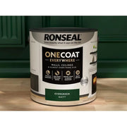 Ronseal One Coat Everywhere Interior Paint Evergreen Matt 2.5 litre