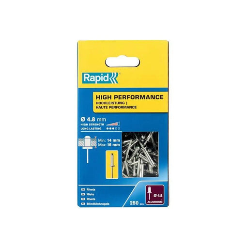 Rapid High Performance Rivets 4.8 x 20mm (Box 250)