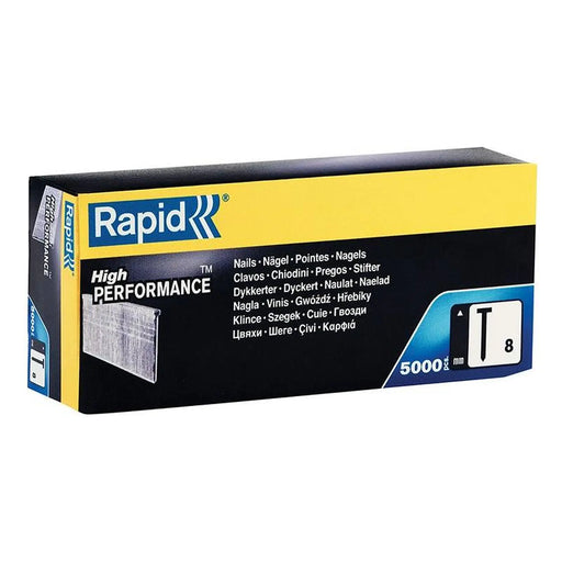 Rapid No.8 Brad Nails 18Ga 40mm (Box 5000)