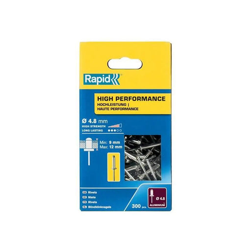Rapid High Performance Rivets 4.8 x 16mm (Box 300)