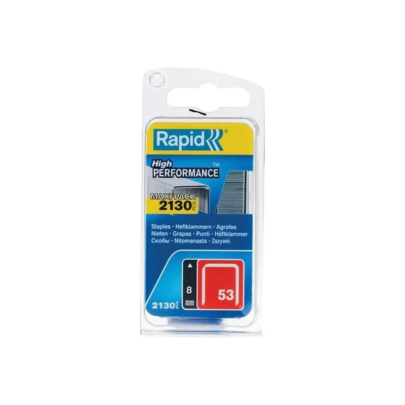 Rapid 53/8B 8mm Galvanised Staples (Pack 2000)