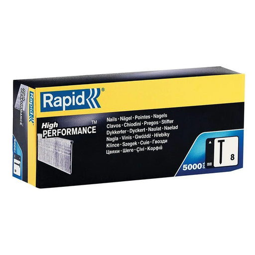 Rapid No.8 Brad Nails 18Ga 50mm (Box 5000)