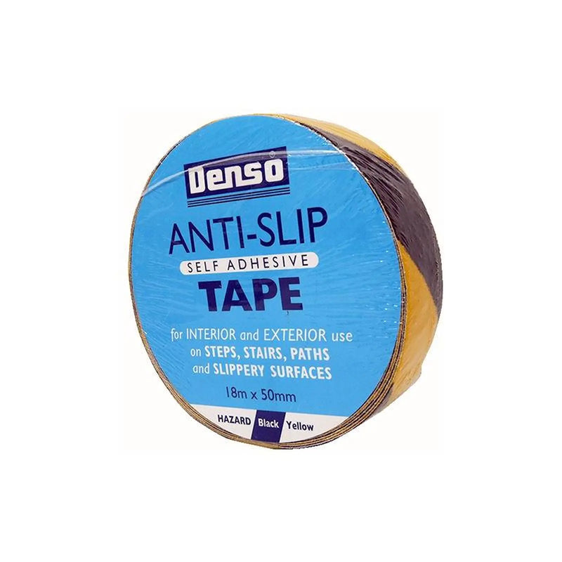 Sylglas Anti-Slip Tape 50mm x 18m Black & Yellow Hazard