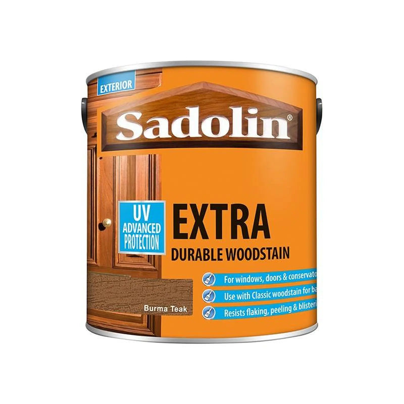 Sadolin Extra Durable Woodstain Burma Teak 2.5 litre