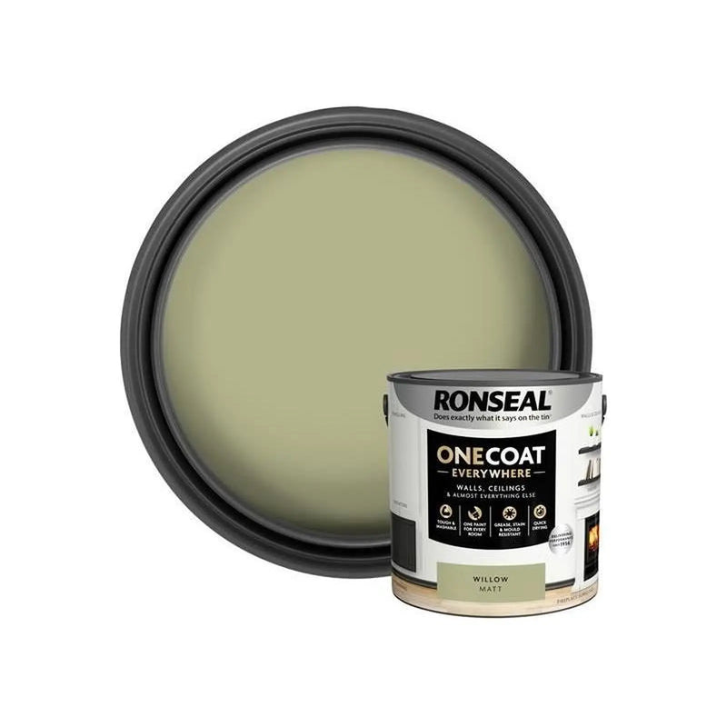 Ronseal One Coat Everywhere Interior Willow Matt 2.5 litre