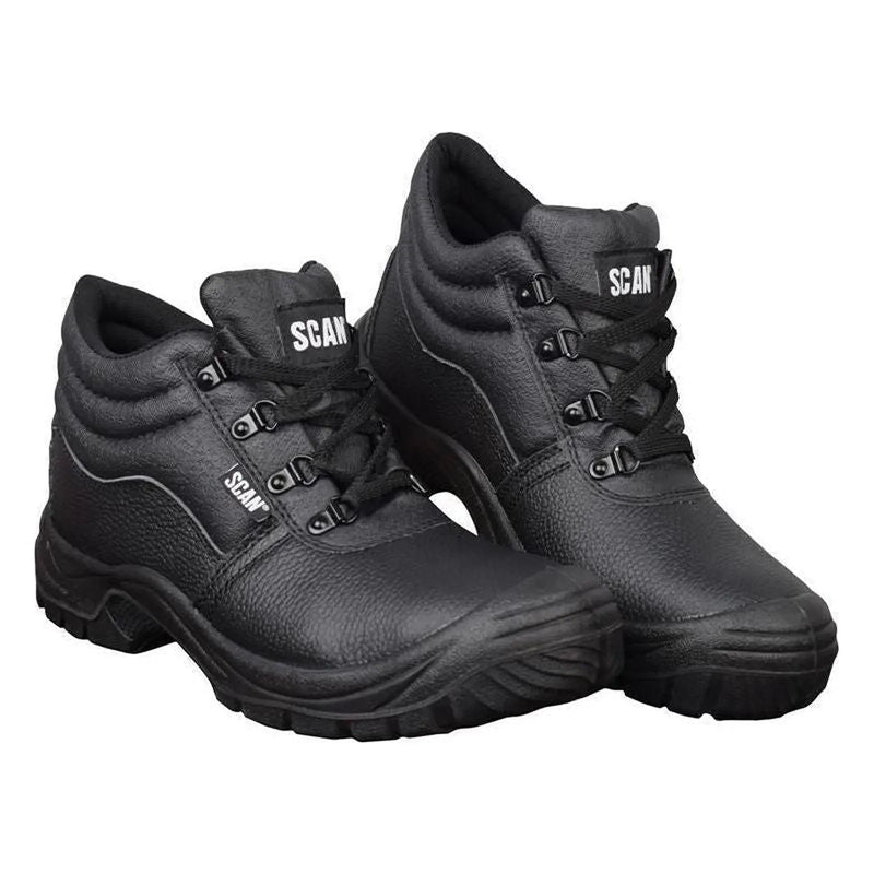 Scan 4 D-Ring Chukka Safety Boots Black UK 11 EUR 46