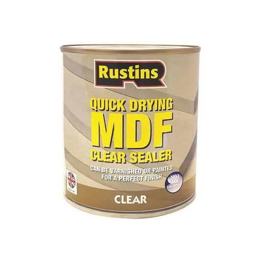 Rustins Quick Drying MDF Sealer Clear 500ml