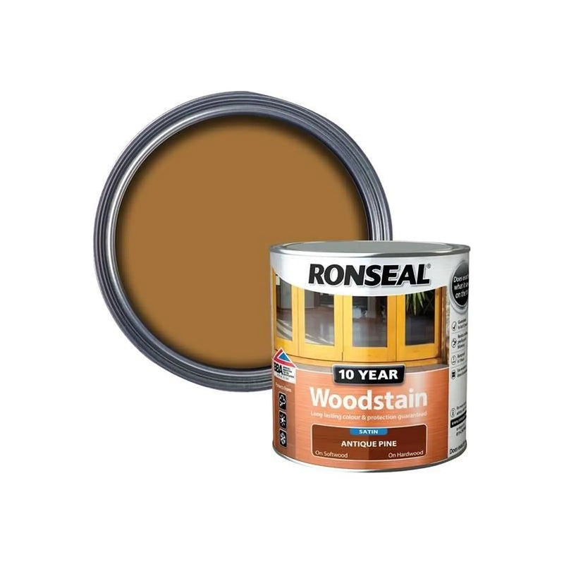 Ronseal 10 Year Woodstain Antique Pine 750ml