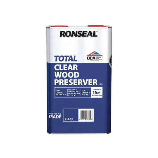 Ronseal Trade Total Wood Preserver Clear 5 litre