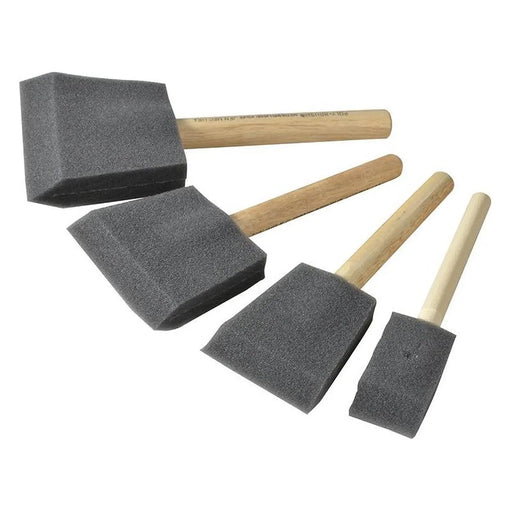 Rustins Foam Brush Set, 4 Piece