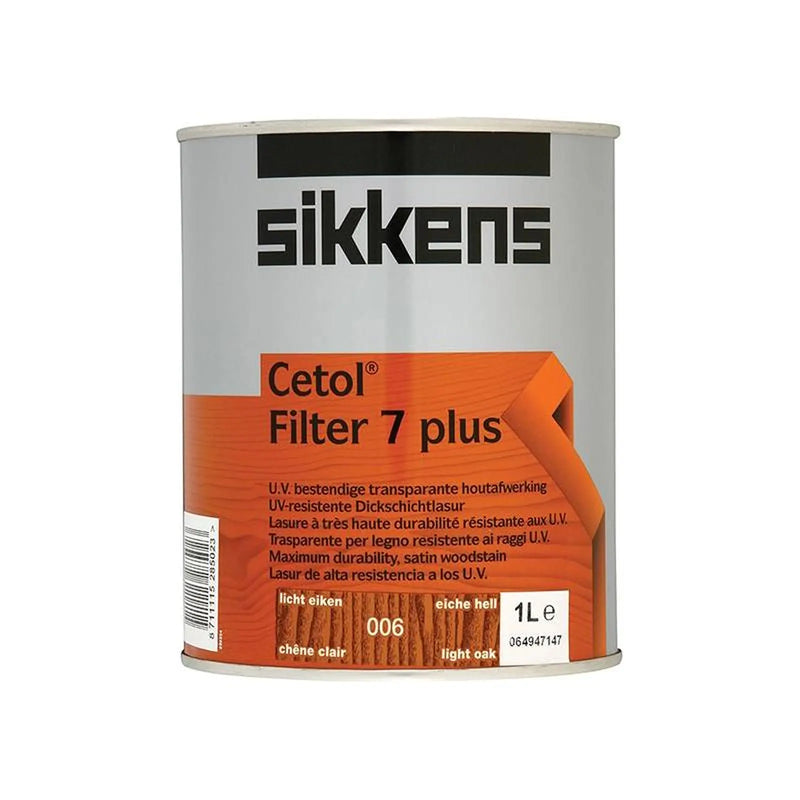 Sikkens Cetol Filter 7 Plus Translucent Woodstain Light Oak 1 litre