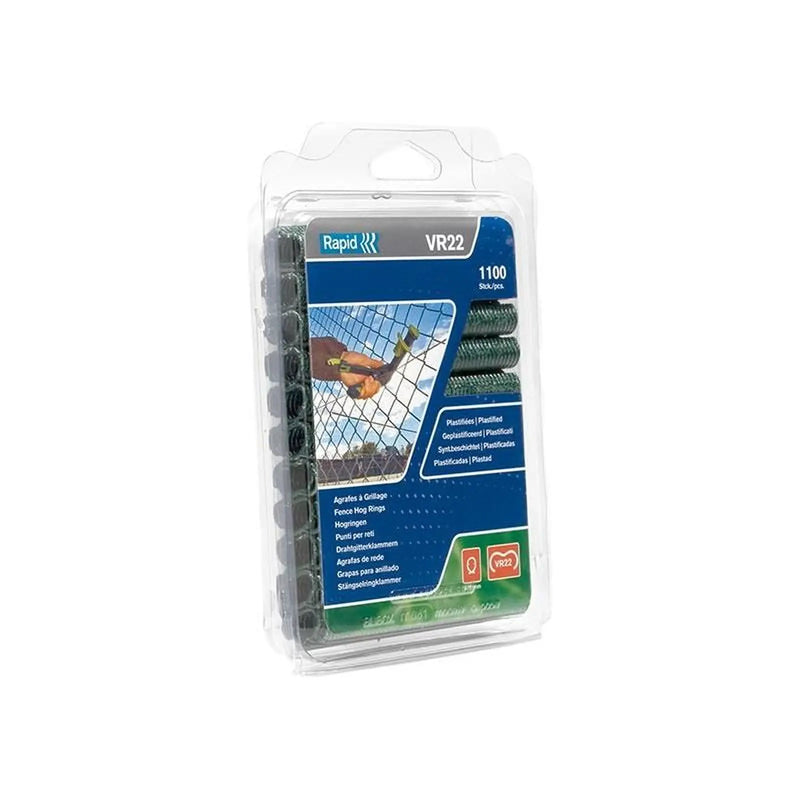 Rapid VR22 Fence Hog Rings Pack 1100 Green
