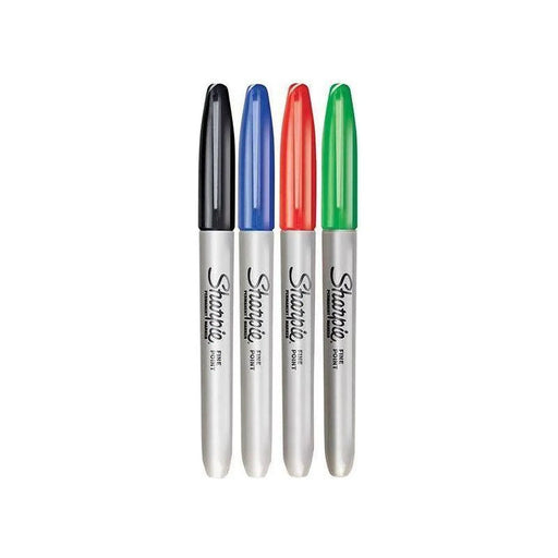 Sharpie® Fine Tip Permanent Marker Assorted (Pack 4)