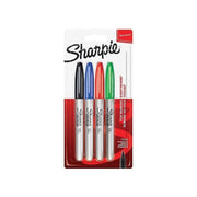 Sharpie® Fine Tip Permanent Marker Assorted (Pack 4)