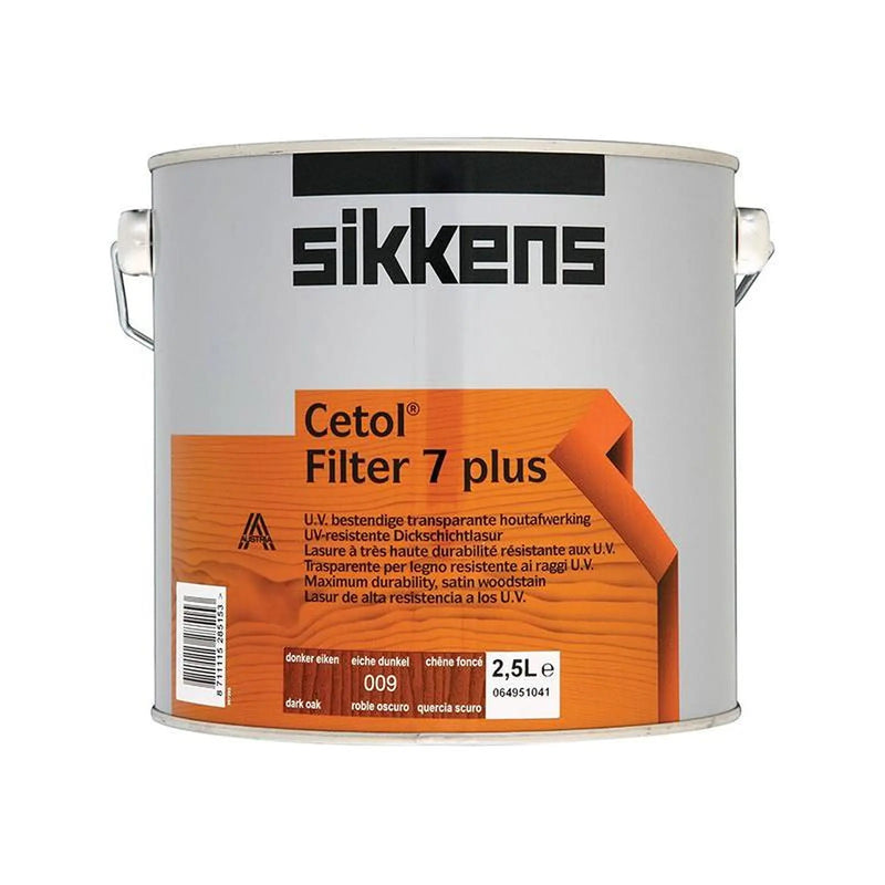 Sikkens Cetol Filter 7 Plus Translucent Woodstain Dark Oak 2.5 litre