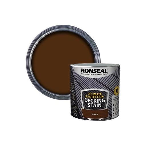 Ronseal Ultimate Protection Decking Stain Walnut 2.5 litre