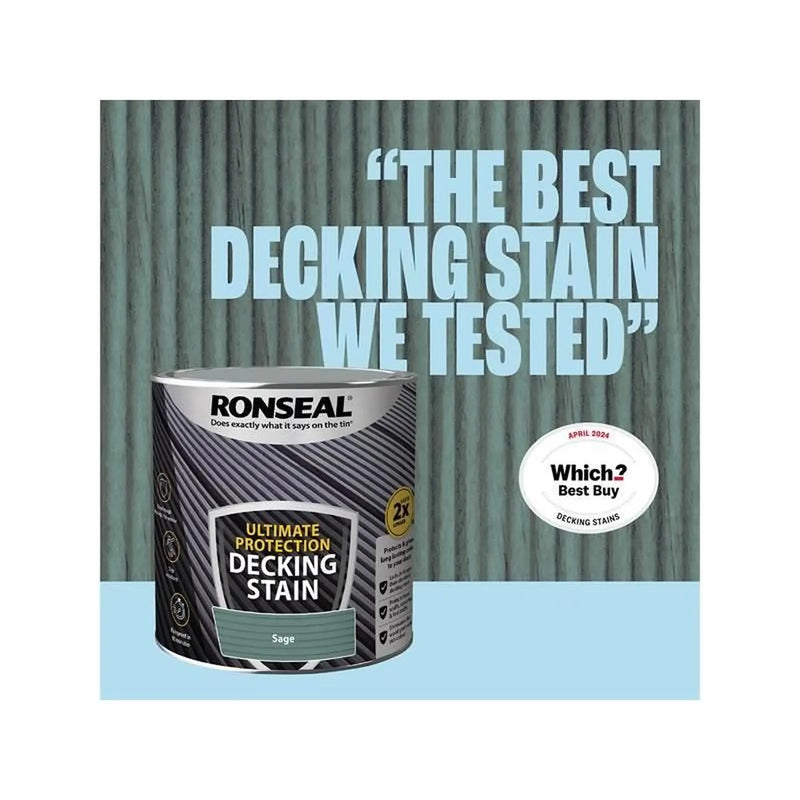 Ronseal Ultimate Protection Decking Stain Sage 5 litre