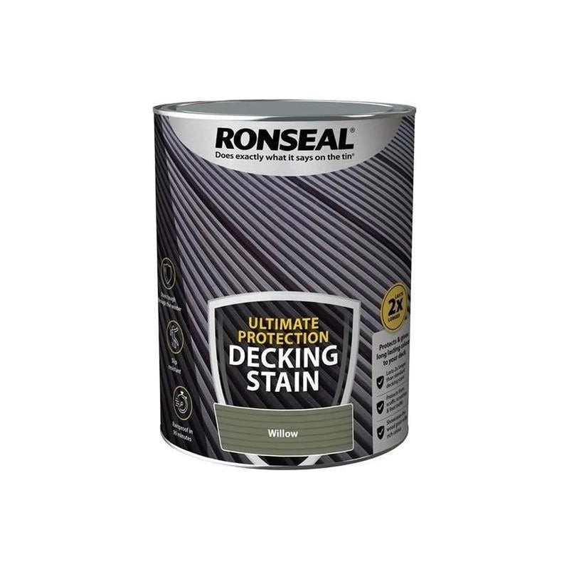 Ronseal Ultimate Protection Decking Stain Willow 5 litre