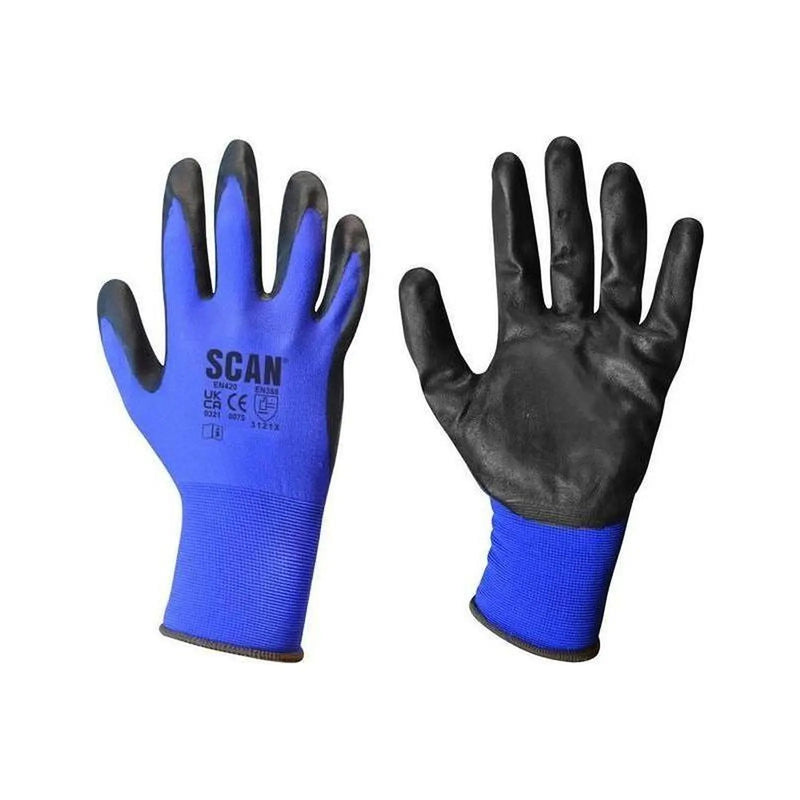 Scan Max - Dexterity Nitrile Gloves - M (Size 8)