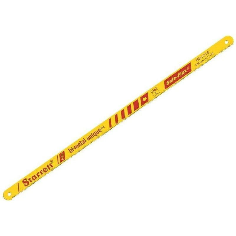 Starrett Bi-Metal Unique Safe-Flex Hacksaw Blades 300mm (12in) x 24 TPI Pack 100