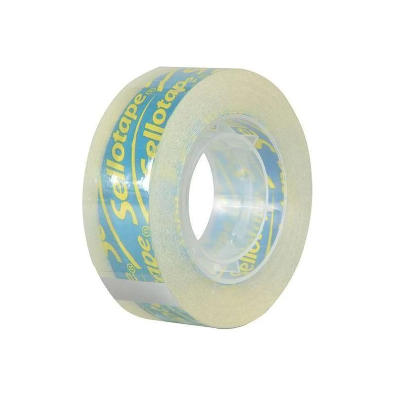 Sellotape Super Clear Sticky Tape - 1 Roll 18mm x 25m