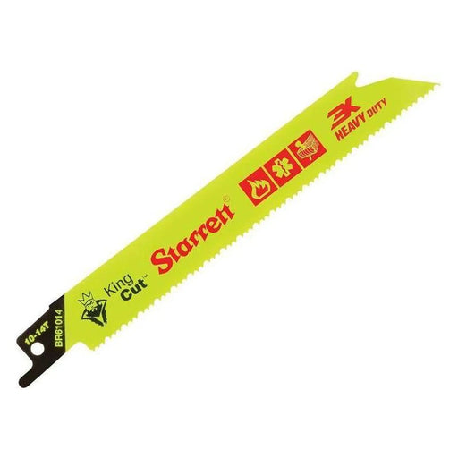 Starrett BR61014-5 Bi-Metal King Cut™ Demolition Blade 152mm 10-14 TPI (Pack 5)