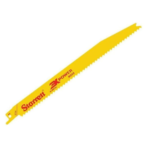 Starrett BT96-5 Bi-Metal Reciprocating Blade, Wood Tapered 228mm 6 TPI (Pack 5)