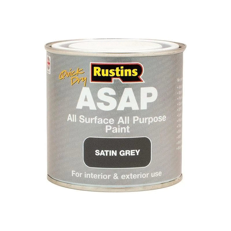 Rustins ASAP Paint Grey 500ml