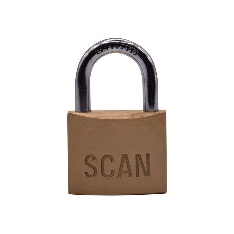 Scan Brass Padlock 40mm Keyed Alike Pack of 2