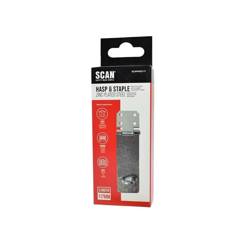 Scan Hasp and Staple 117mm