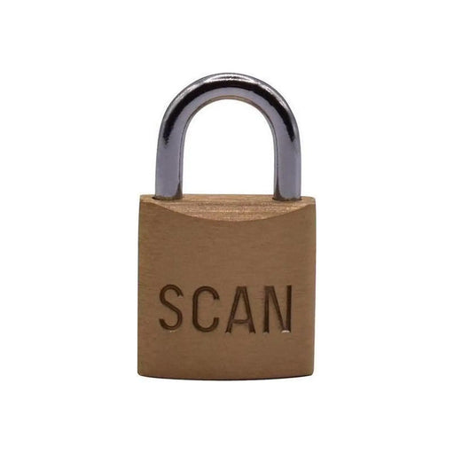 Scan Brass Padlock 20mm