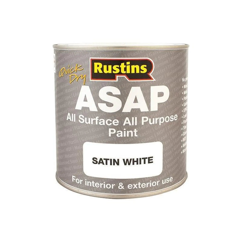 Rustins ASAP Paint White 1 Litre