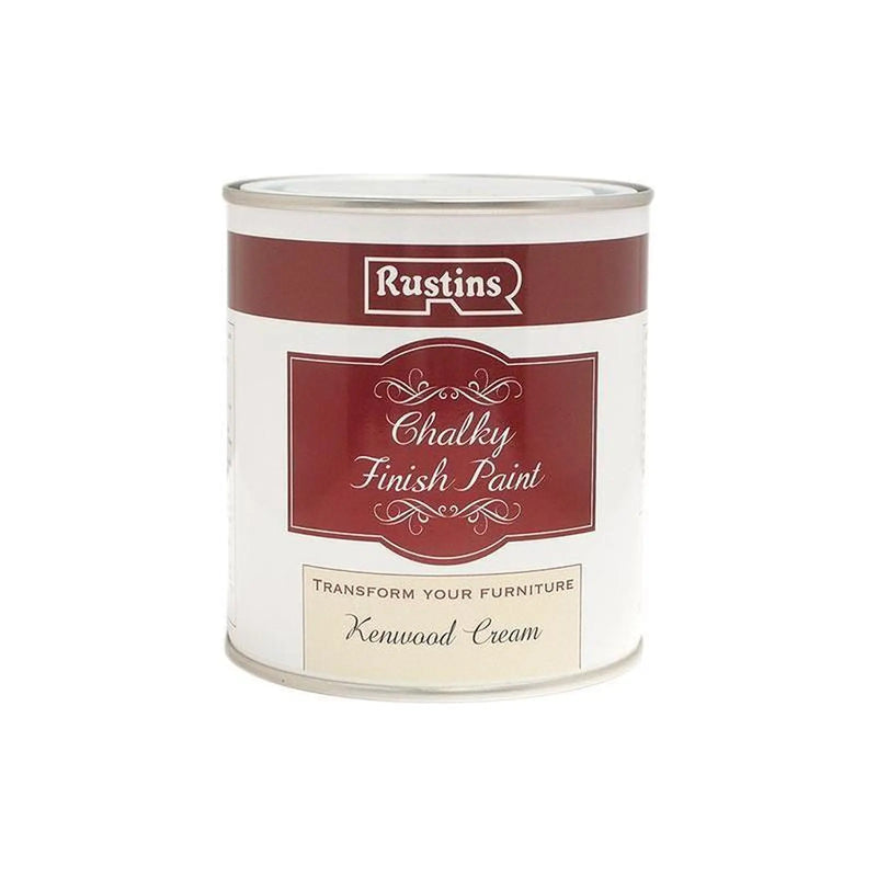 Rustins Chalky Finish Paint Kenwood Cream 500ml