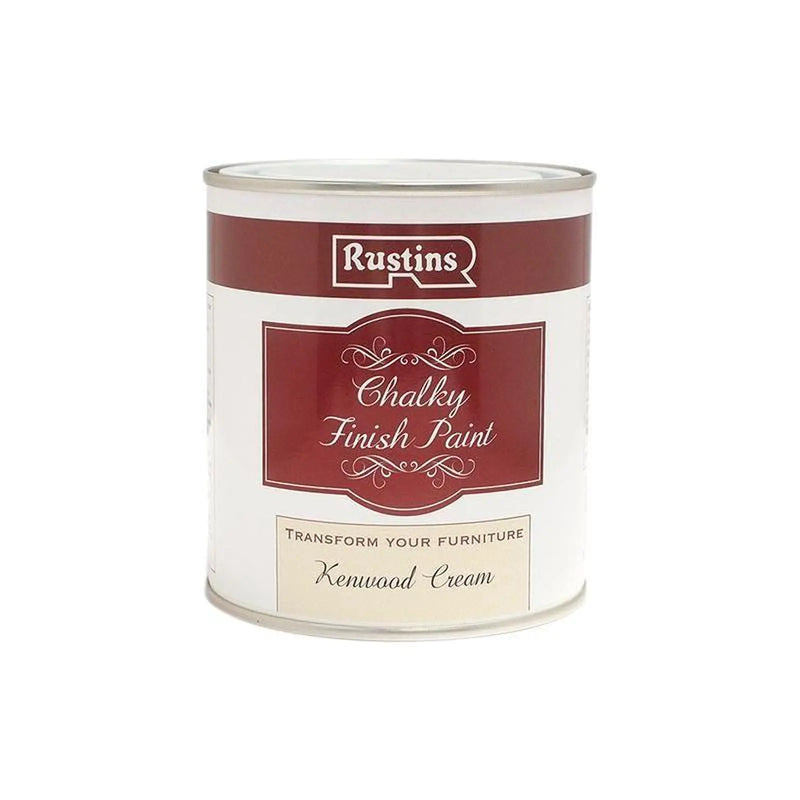 Rustins Chalky Finish Paint Kenwood Cream 250ml